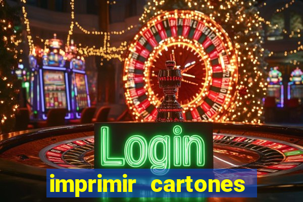 imprimir cartones de bingo